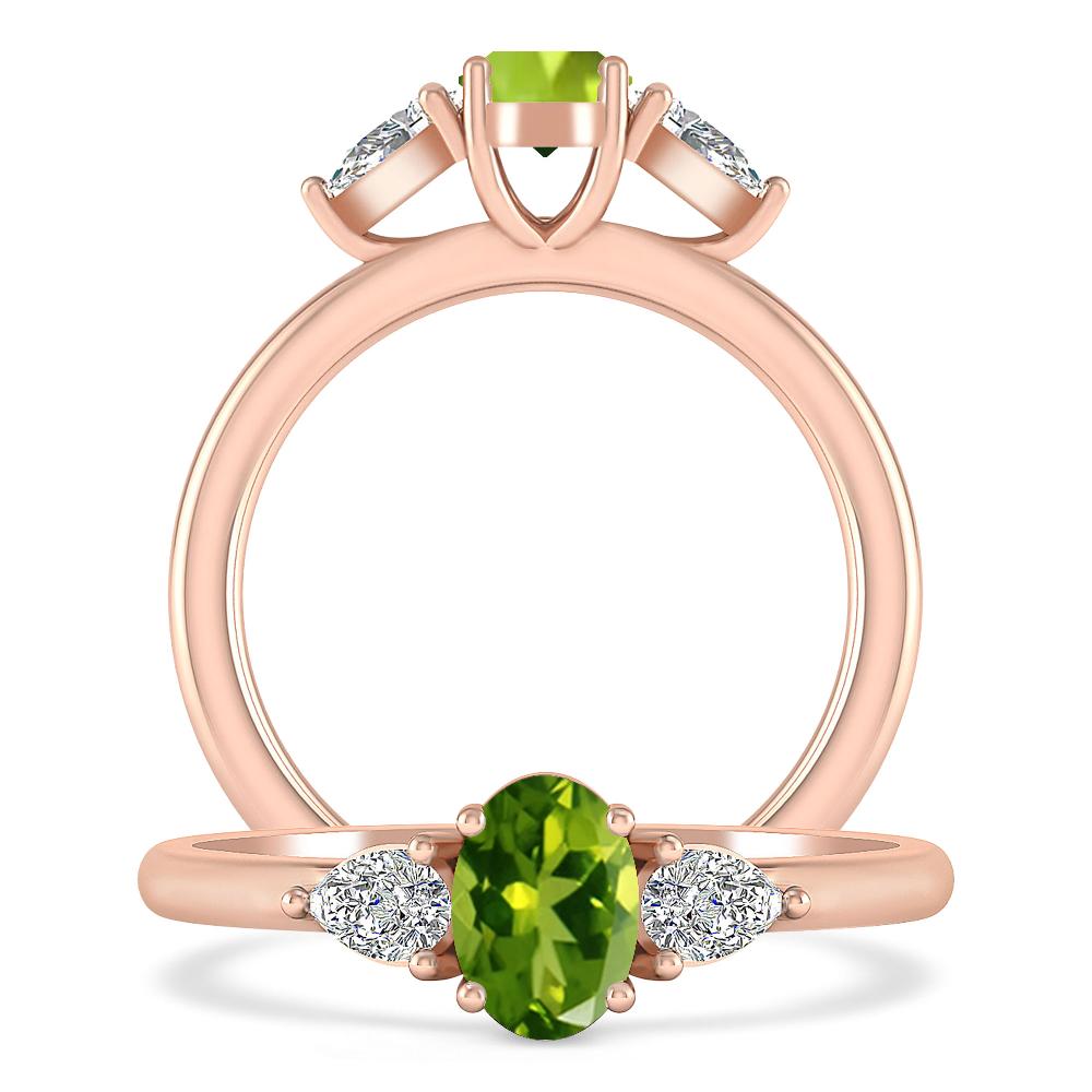 Rose Gold - Peridot