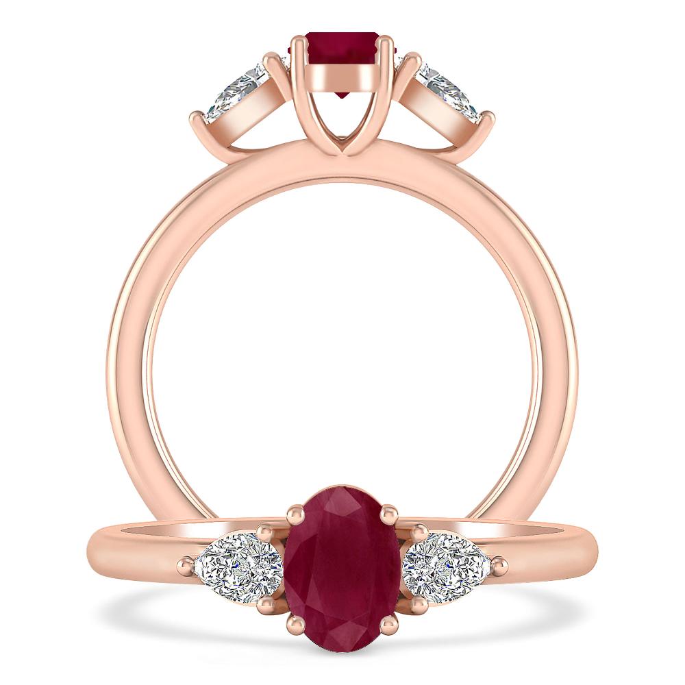 Rose Gold - Ruby
