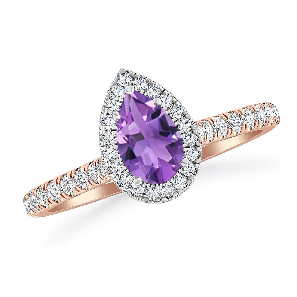 Rose Gold - Amethyst