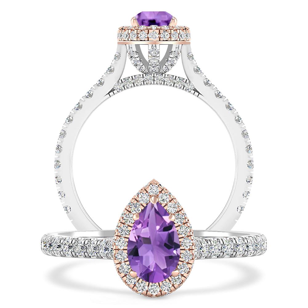 White Gold - Amethyst