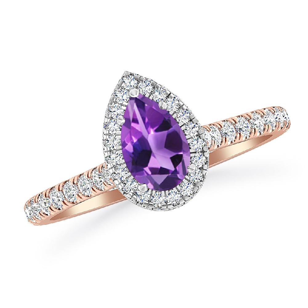 Rose Gold - Amethyst