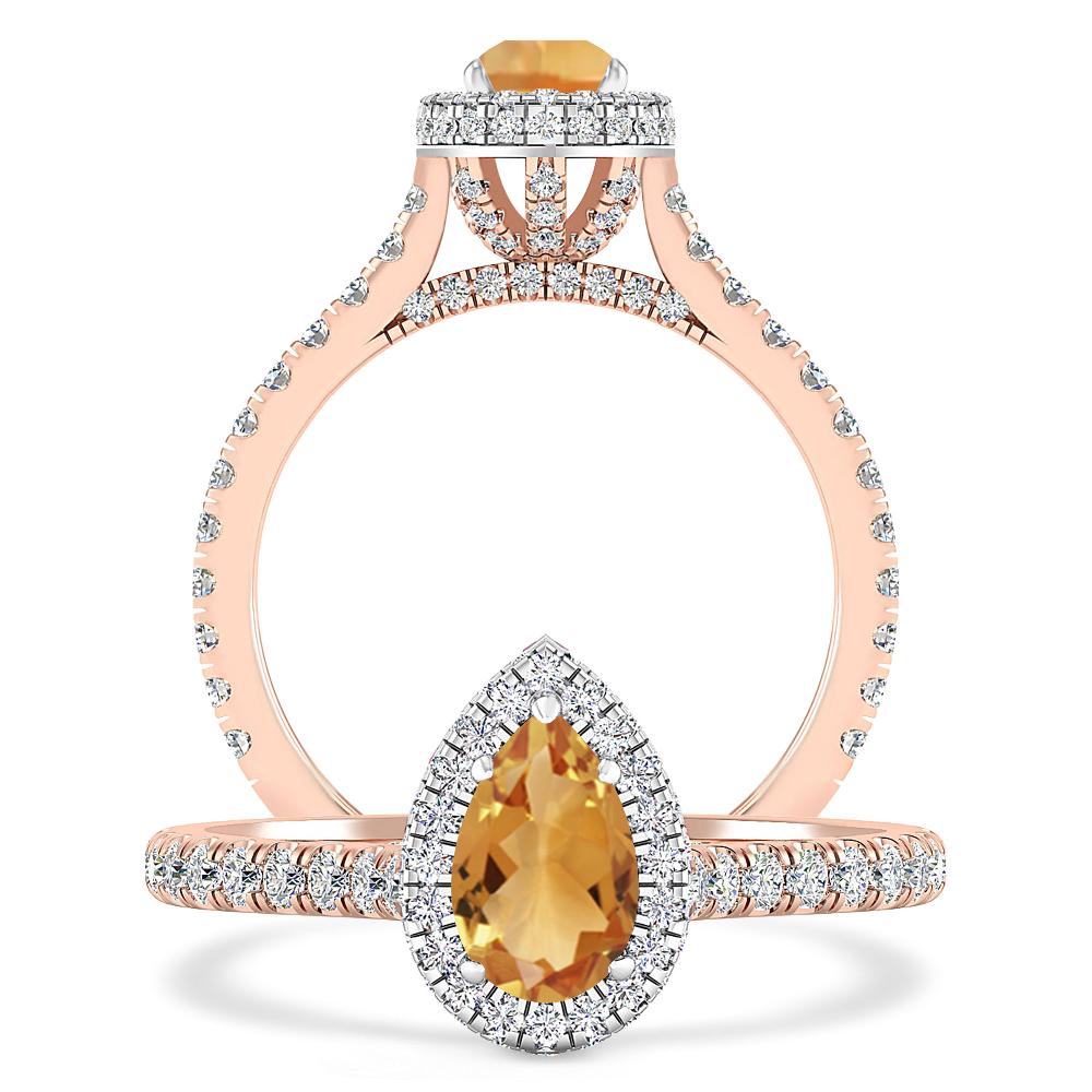 Rose Gold - Citrine