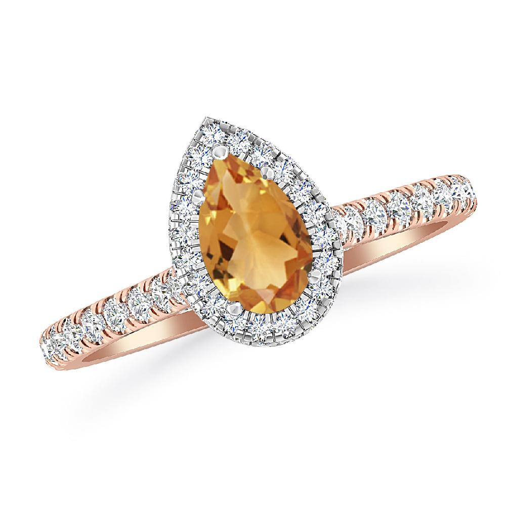 Rose Gold - Citrine