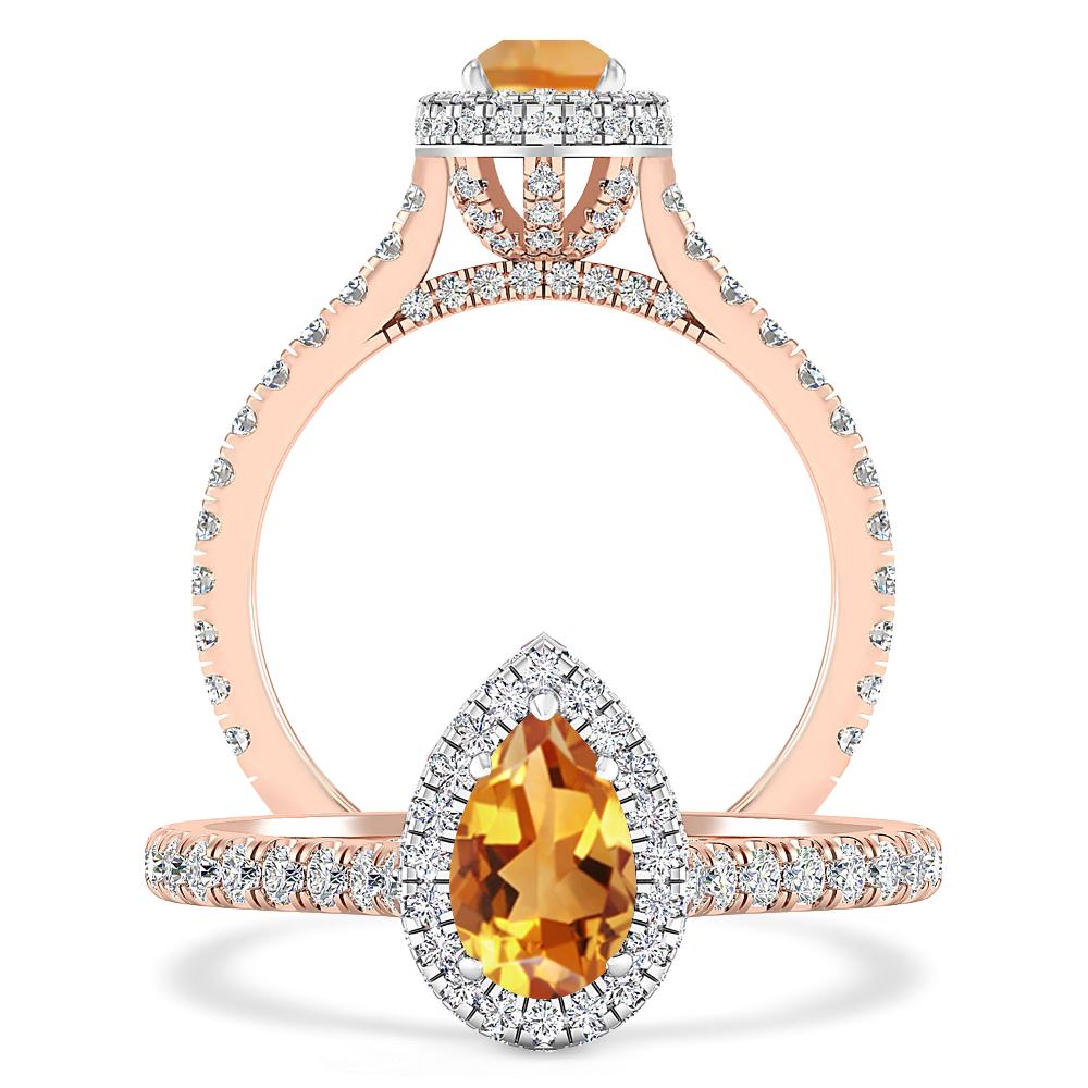 Rose Gold - Citrine