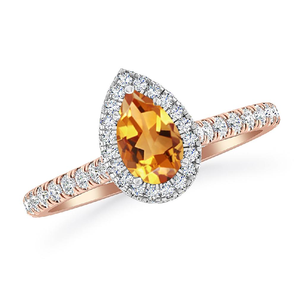 Rose Gold - Citrine