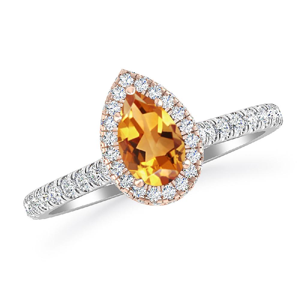 White Gold - Citrine