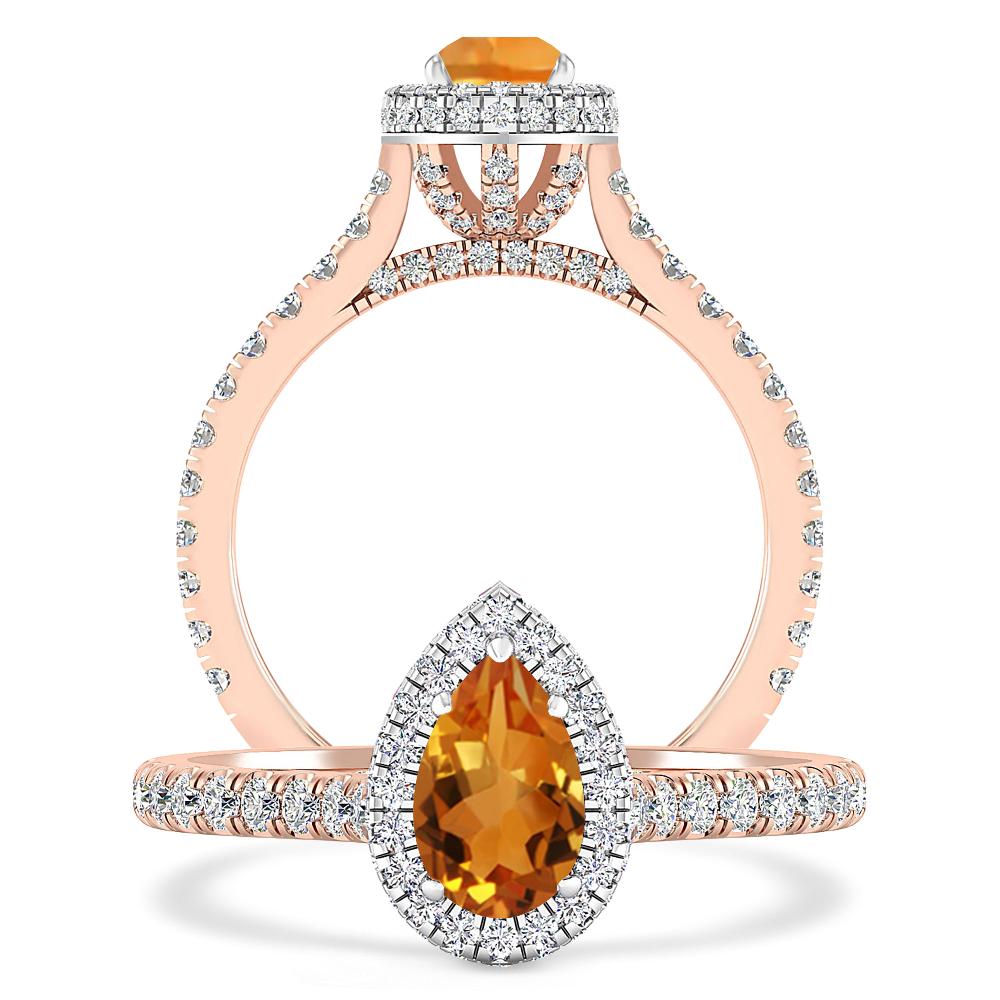 Rose Gold - Citrine