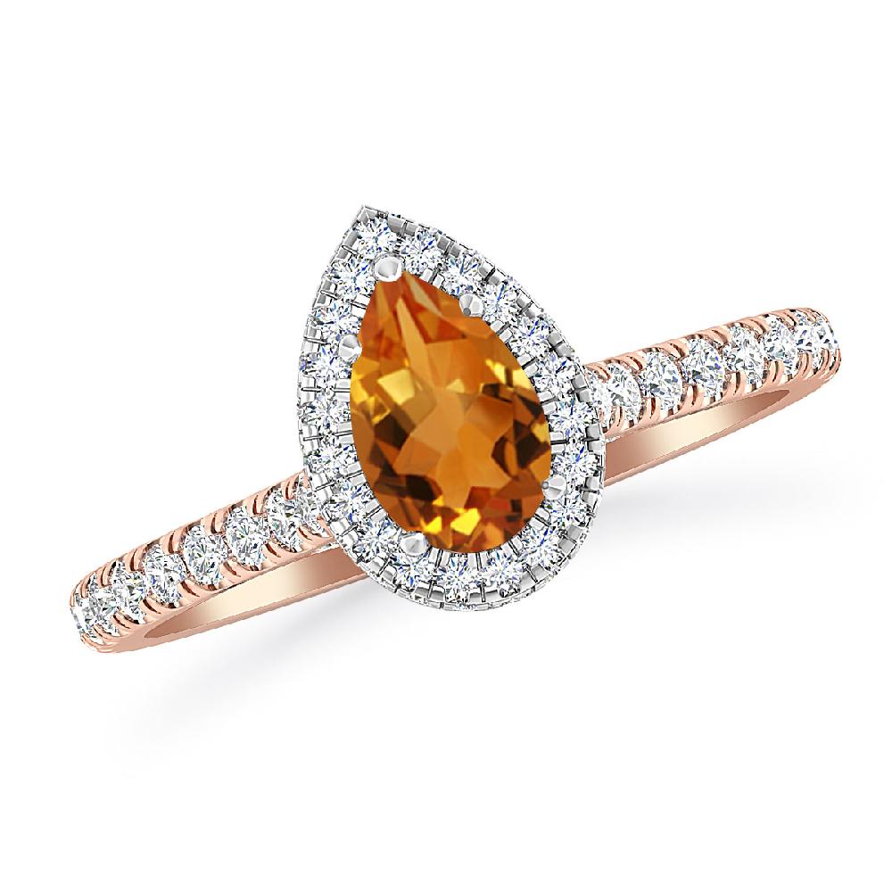 Rose Gold - Citrine