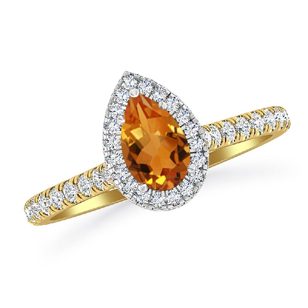 Yellow Gold - Citrine