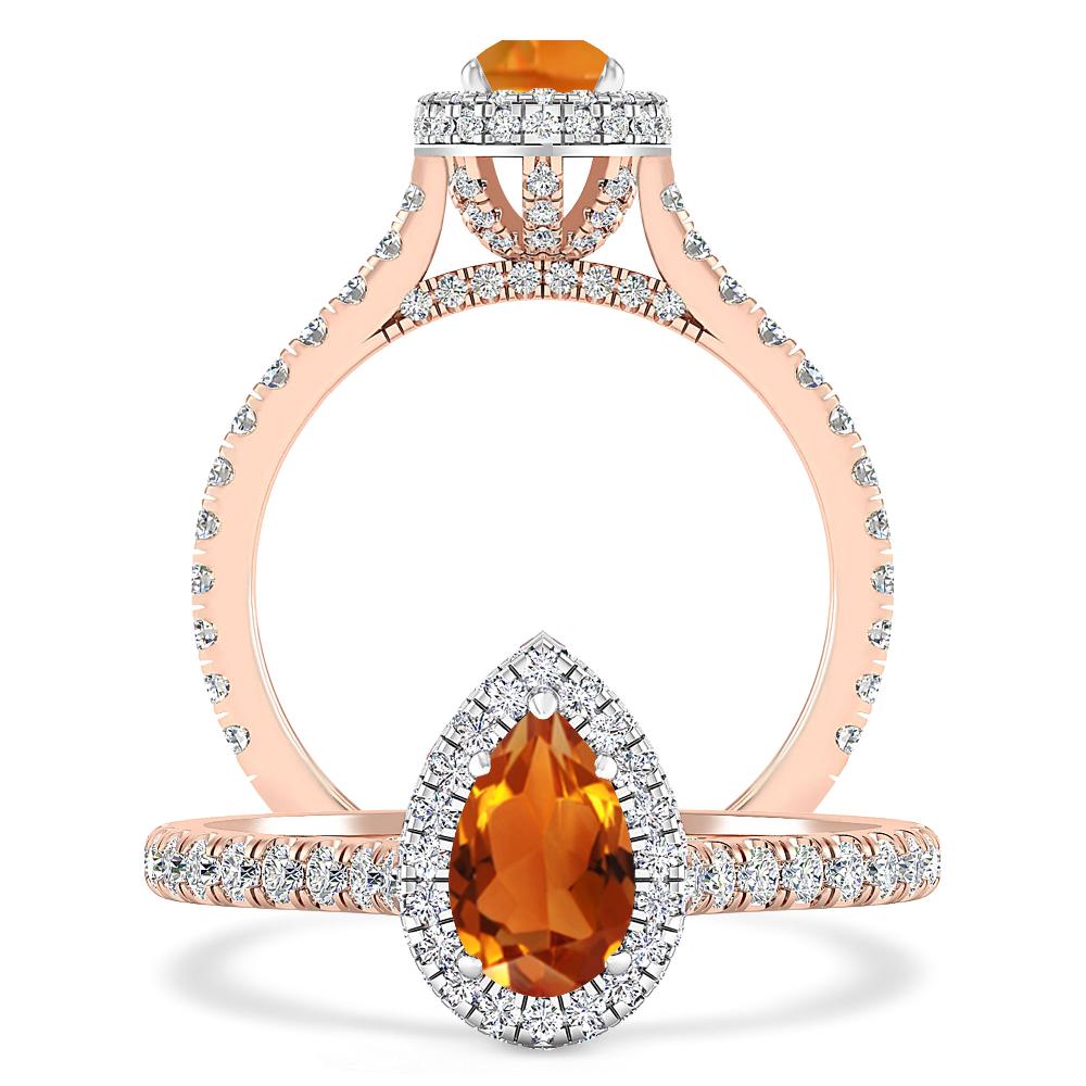 Rose Gold - Citrine