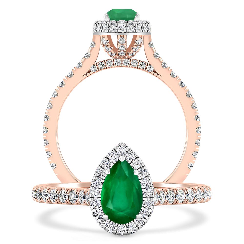 Rose Gold - Emerald