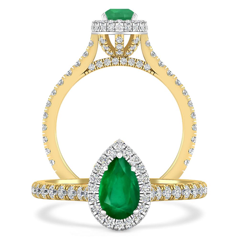 Yellow Gold - Emerald