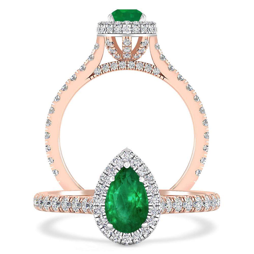 Rose Gold - Emerald