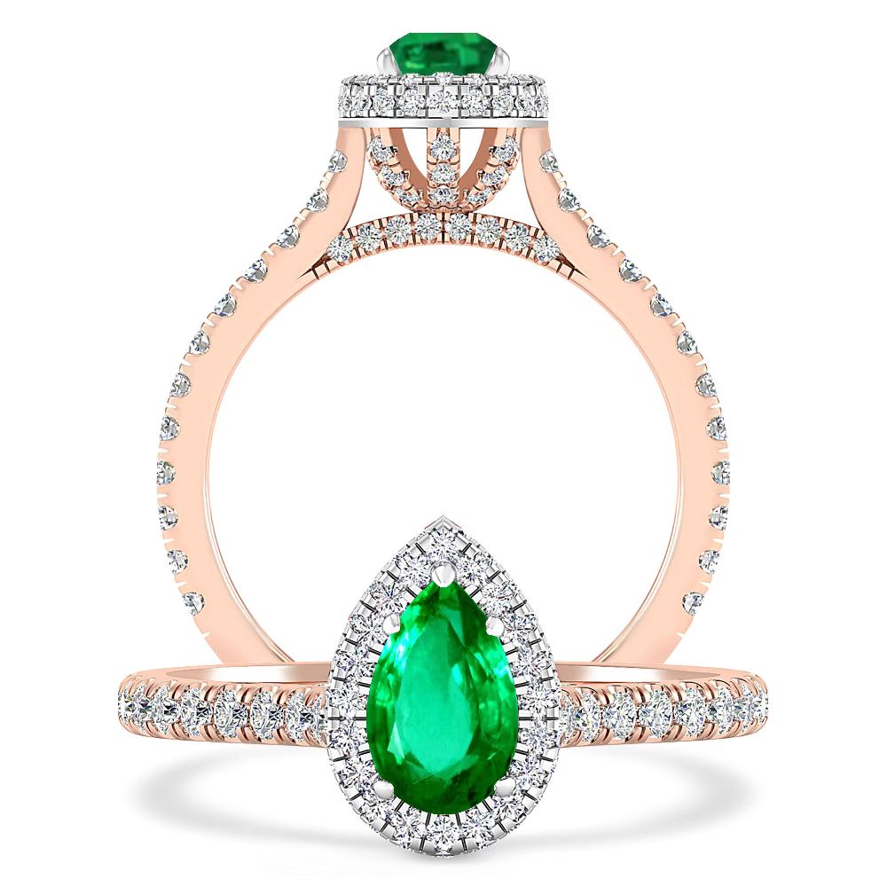 Rose Gold - Emerald