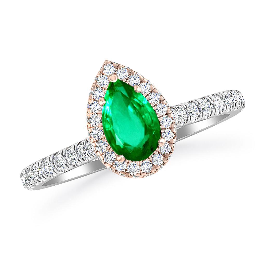 White Gold - Emerald