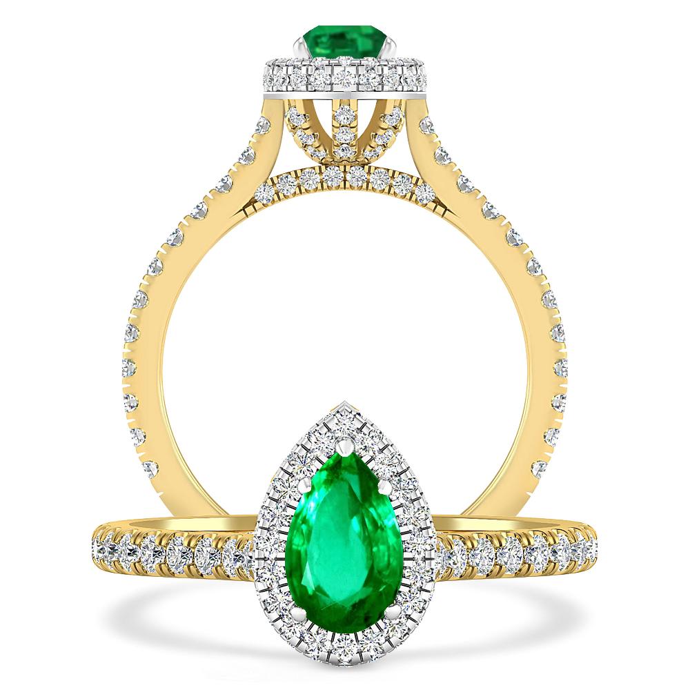 Yellow Gold - Emerald