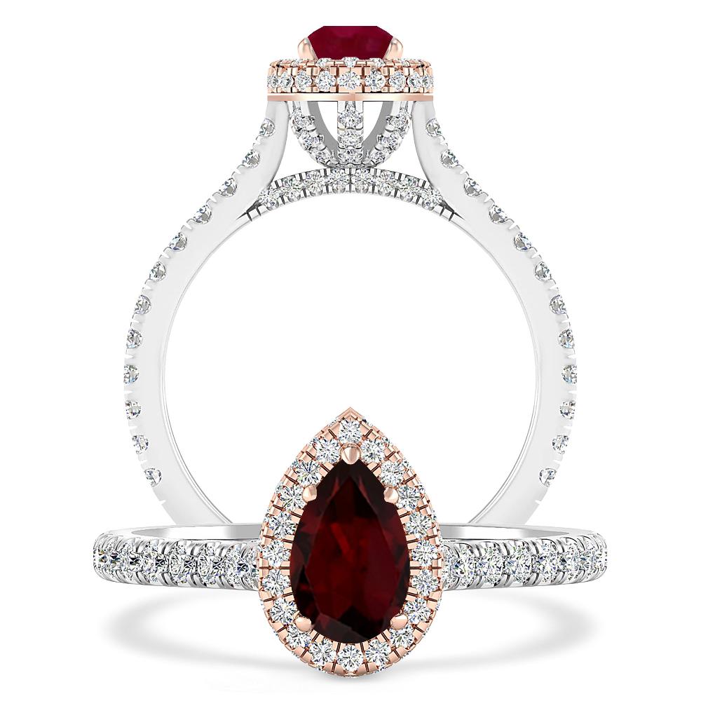 White Gold - Garnet