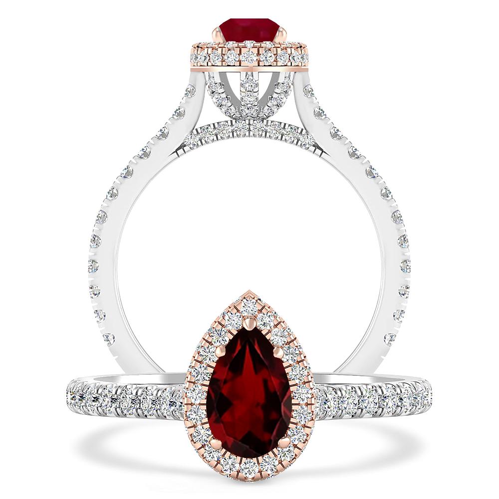 White Gold - Garnet