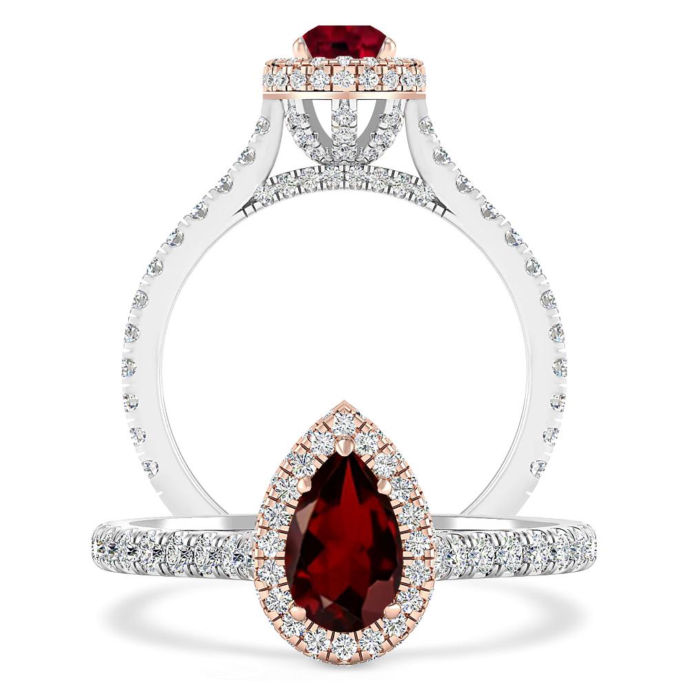 White Gold - Garnet