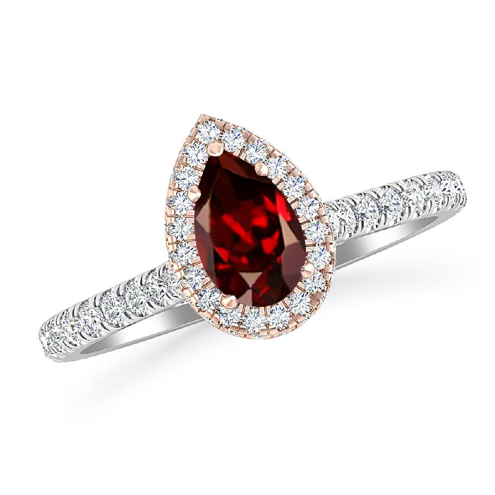 White Gold - Garnet