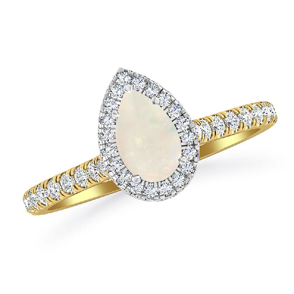 Yellow Gold - Opal