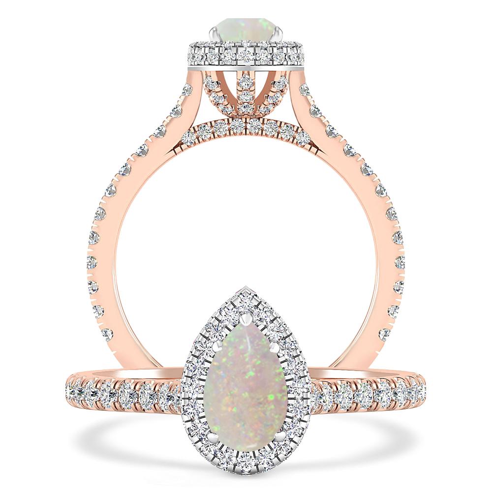 Rose Gold - Opal