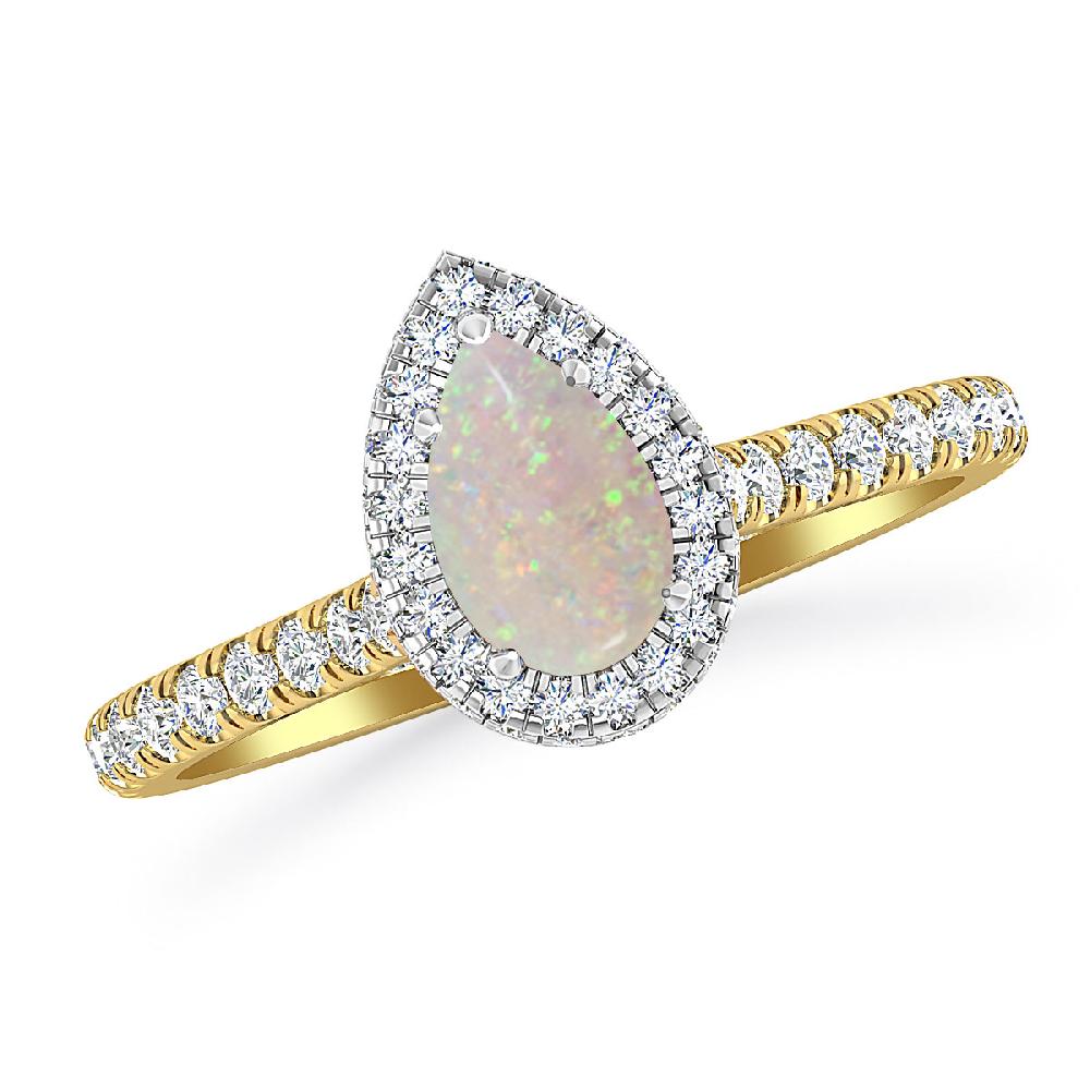 Yellow Gold - Opal