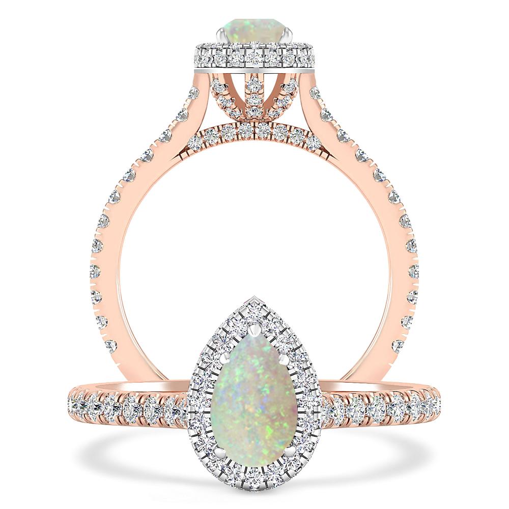 Rose Gold - Opal