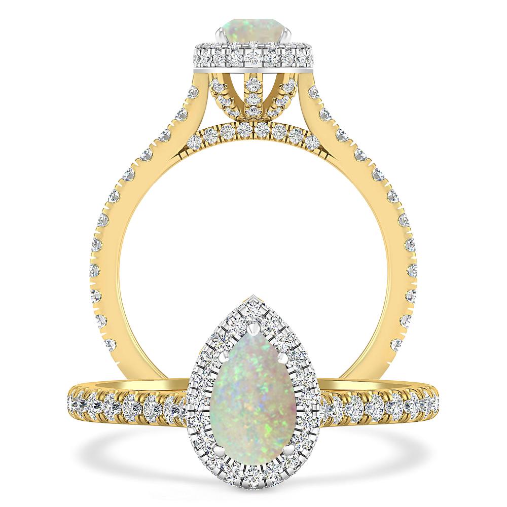 Yellow Gold - Opal