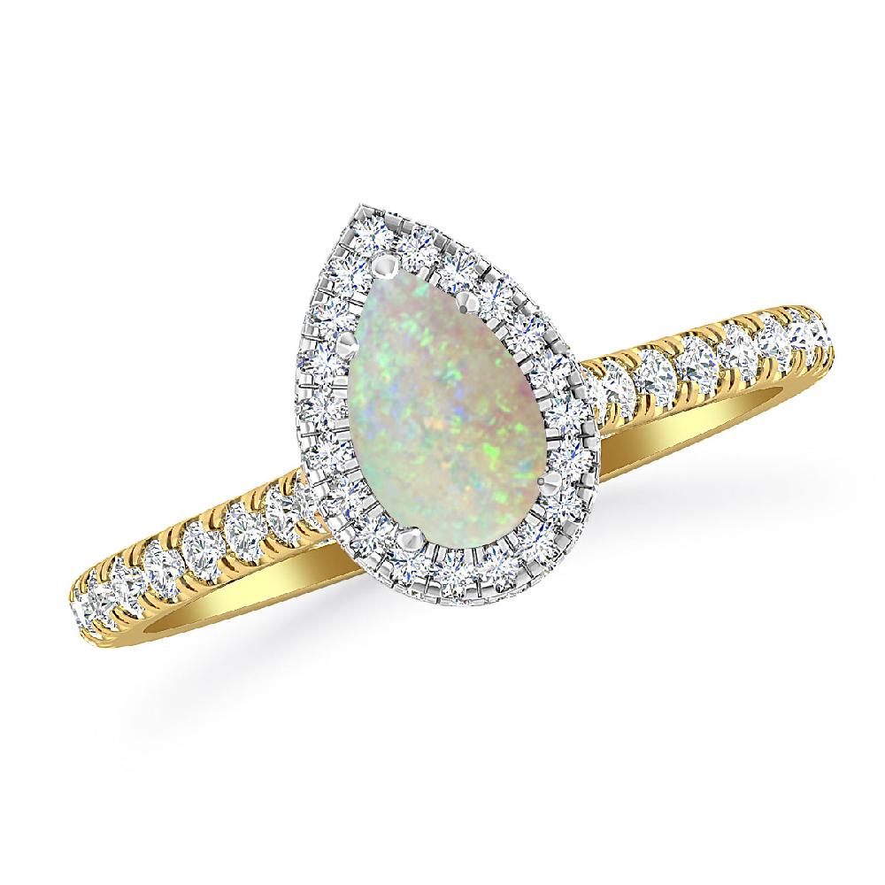 Yellow Gold - Opal