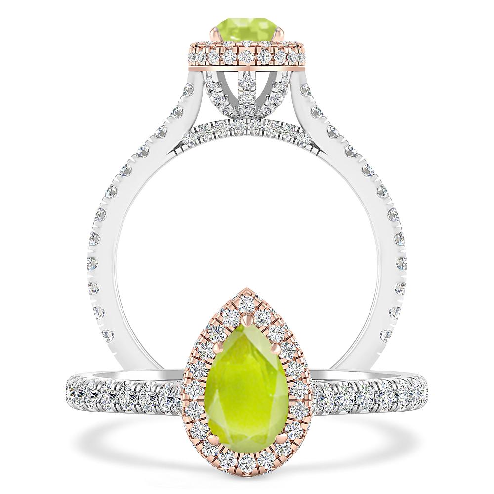 White Gold - Peridot