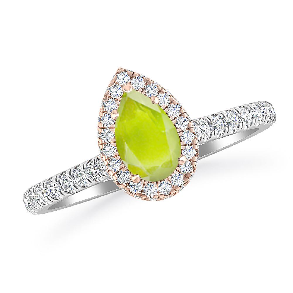 White Gold - Peridot