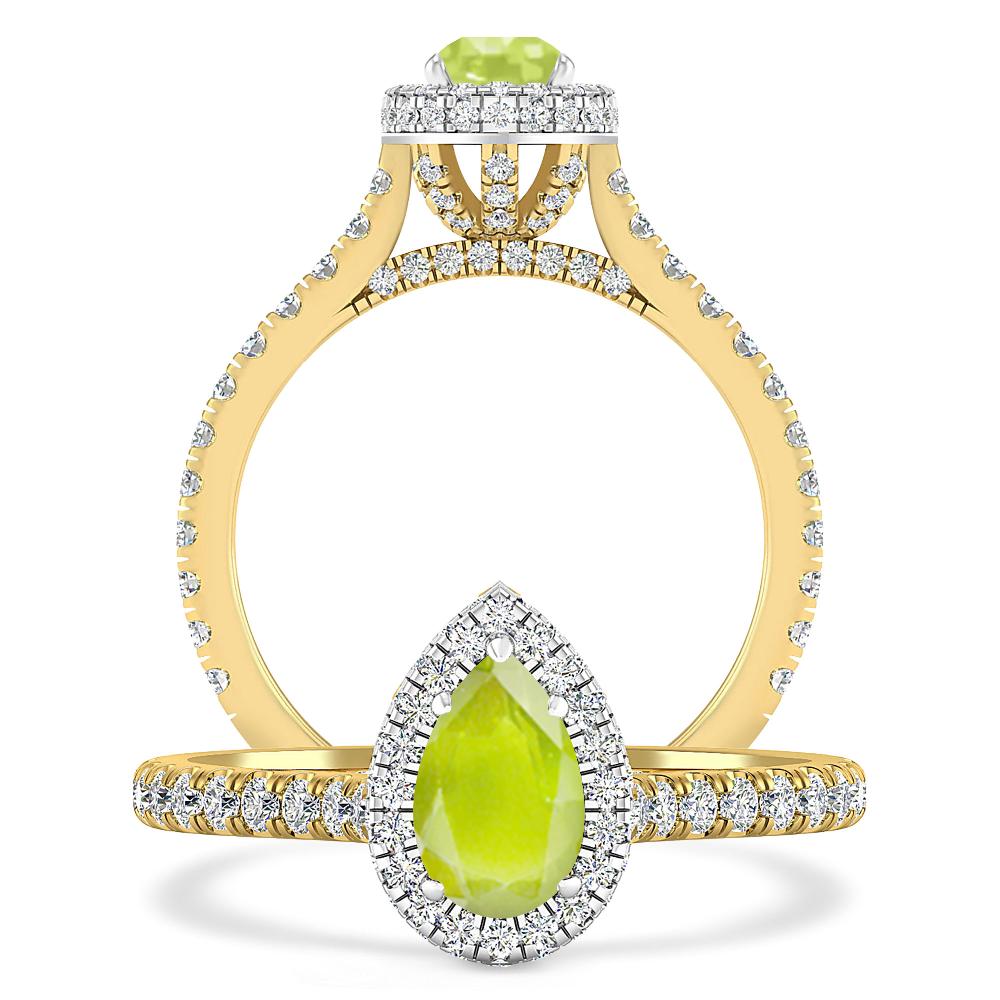 Yellow Gold - Peridot