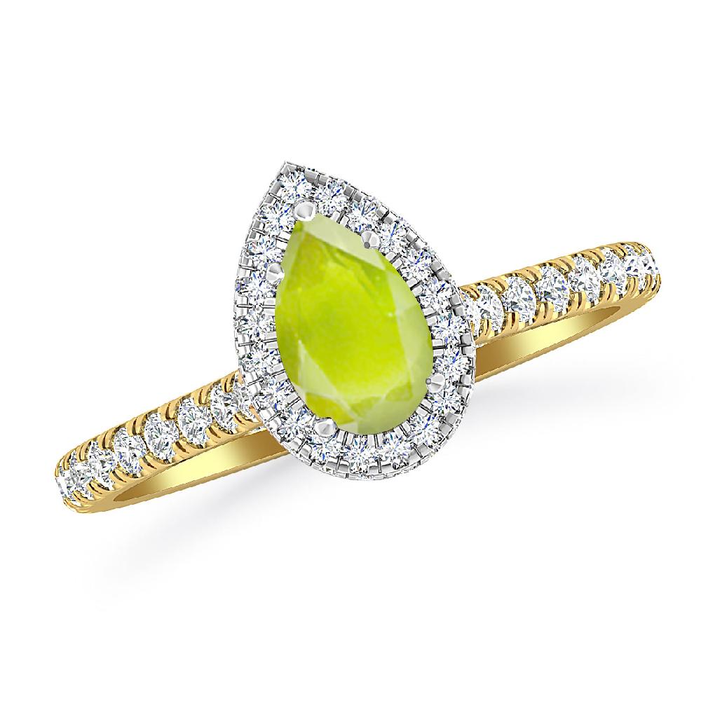 Yellow Gold - Peridot