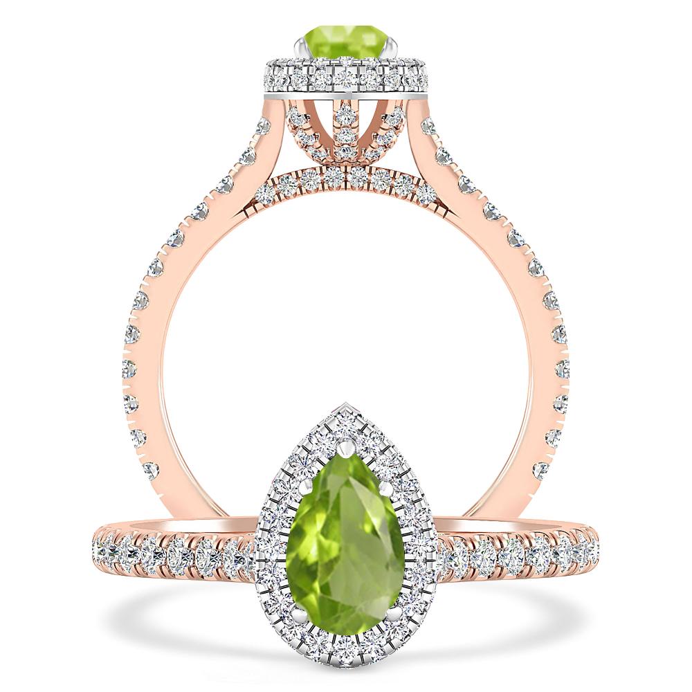 Rose Gold - Peridot