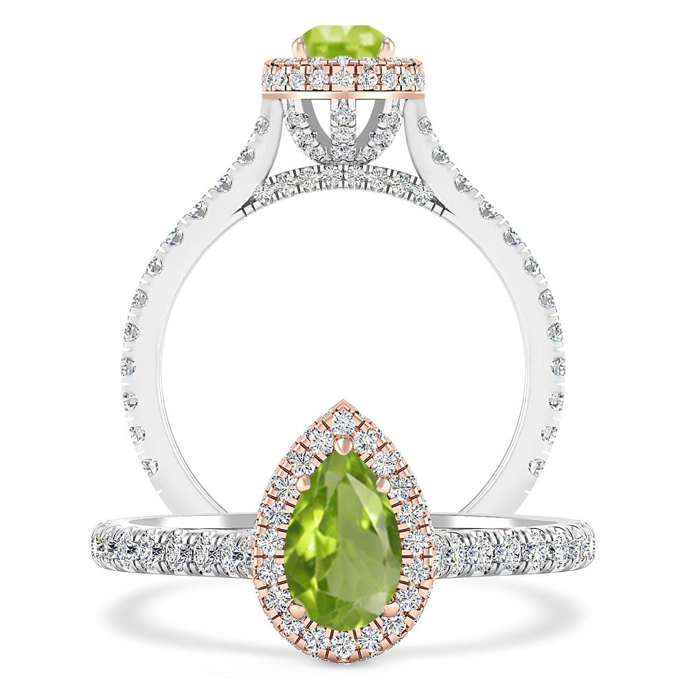 White Gold - Peridot