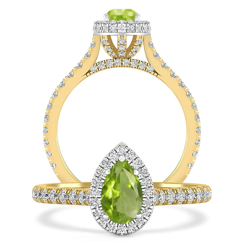 Yellow Gold - Peridot