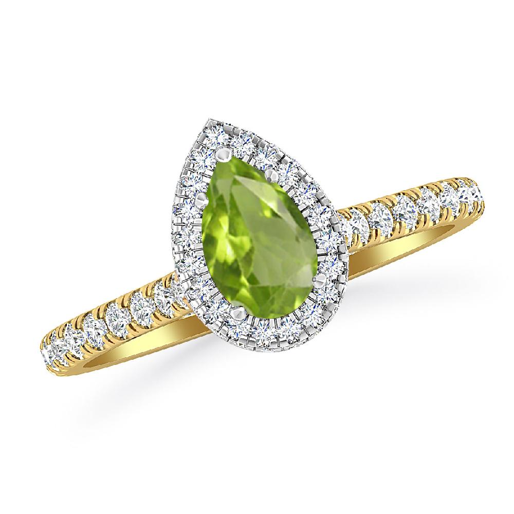 Yellow Gold - Peridot