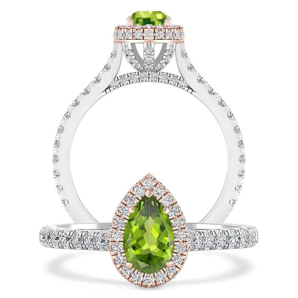 White Gold - Peridot