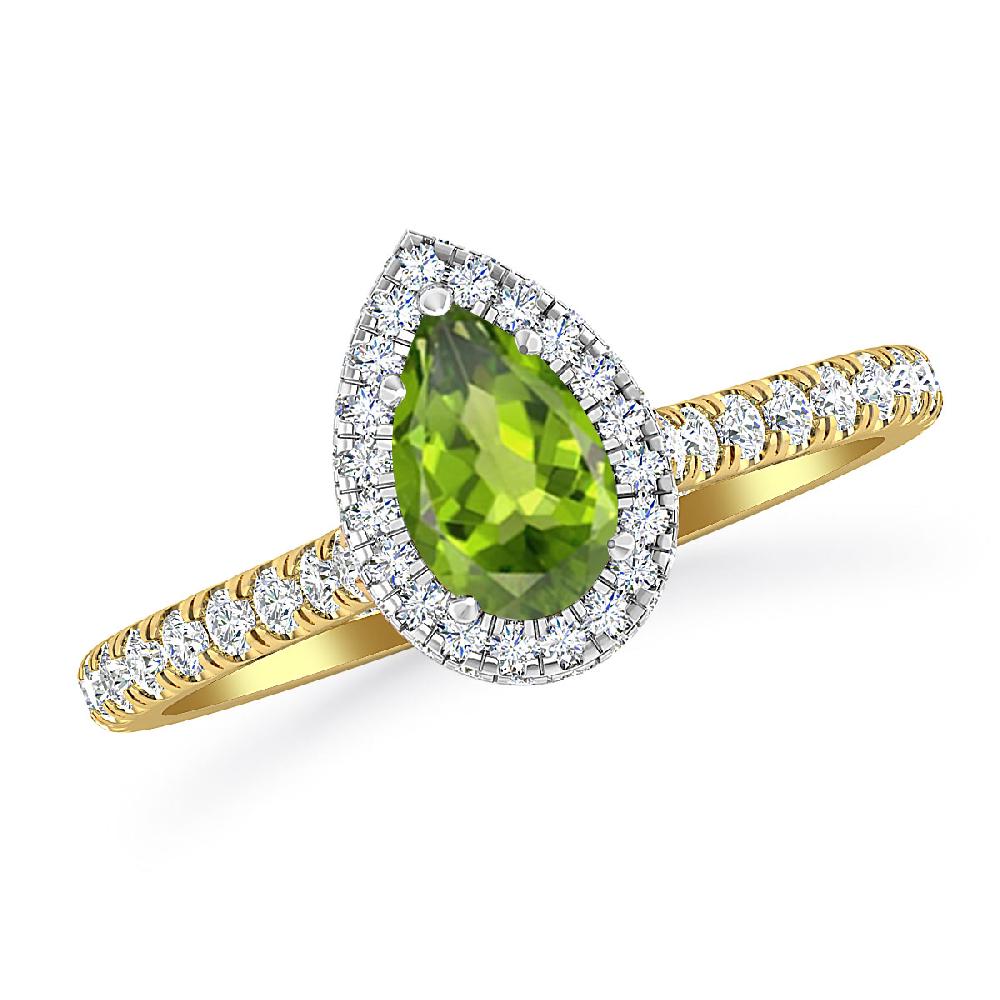 Yellow Gold - Peridot