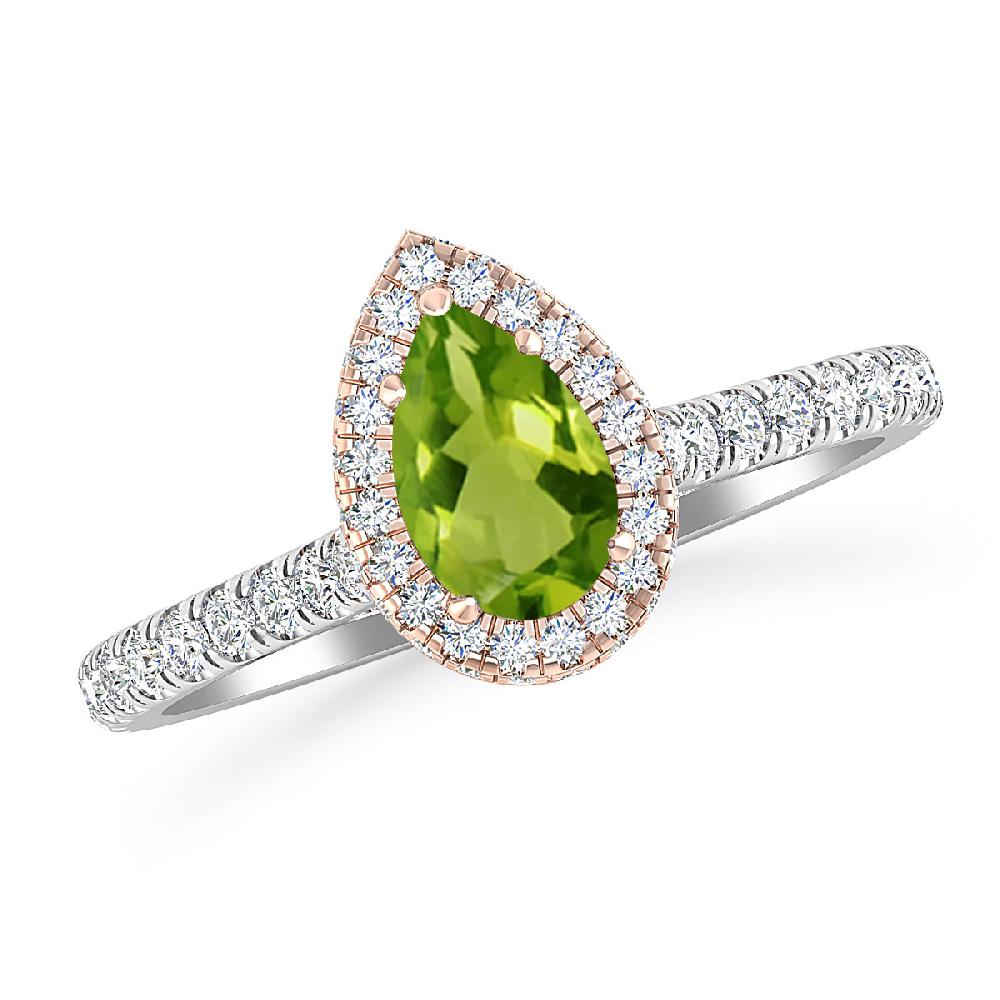 White Gold - Peridot