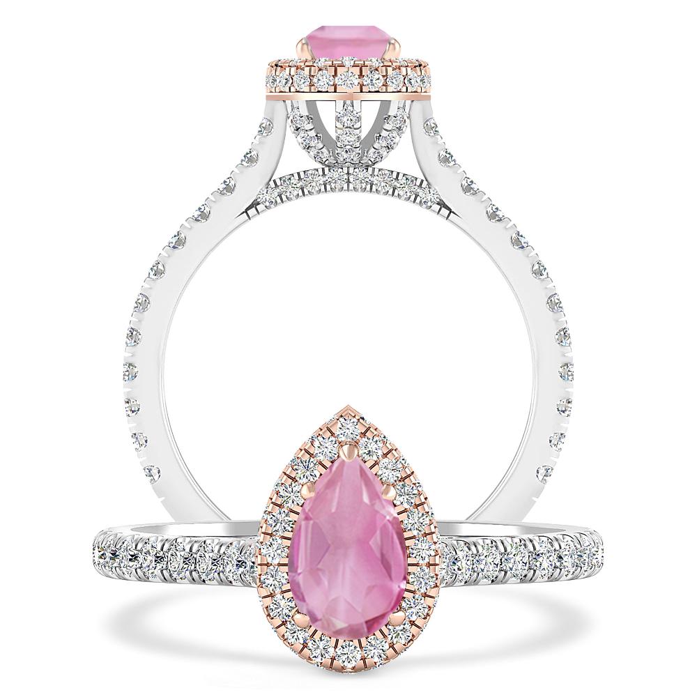 White Gold - Pink Tourmaline