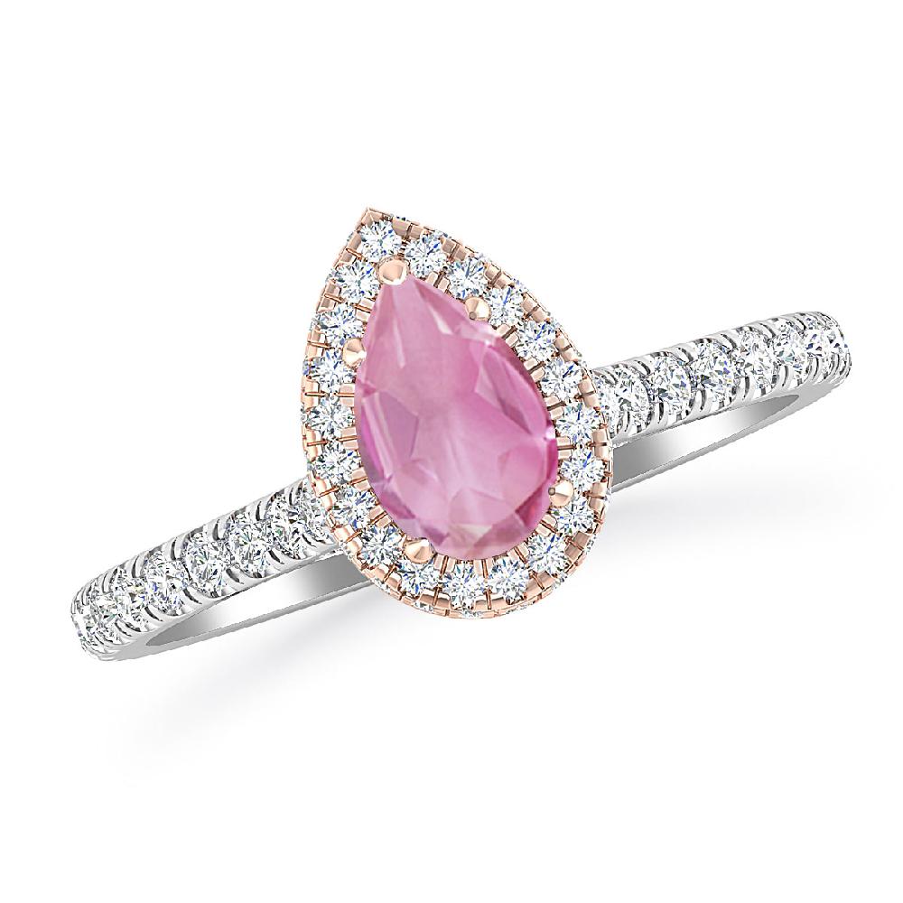 White Gold - Pink Tourmaline