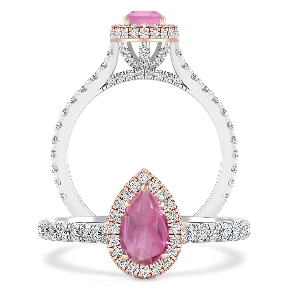 White Gold - Pink Tourmaline