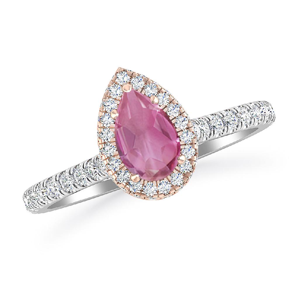 White Gold - Pink Tourmaline