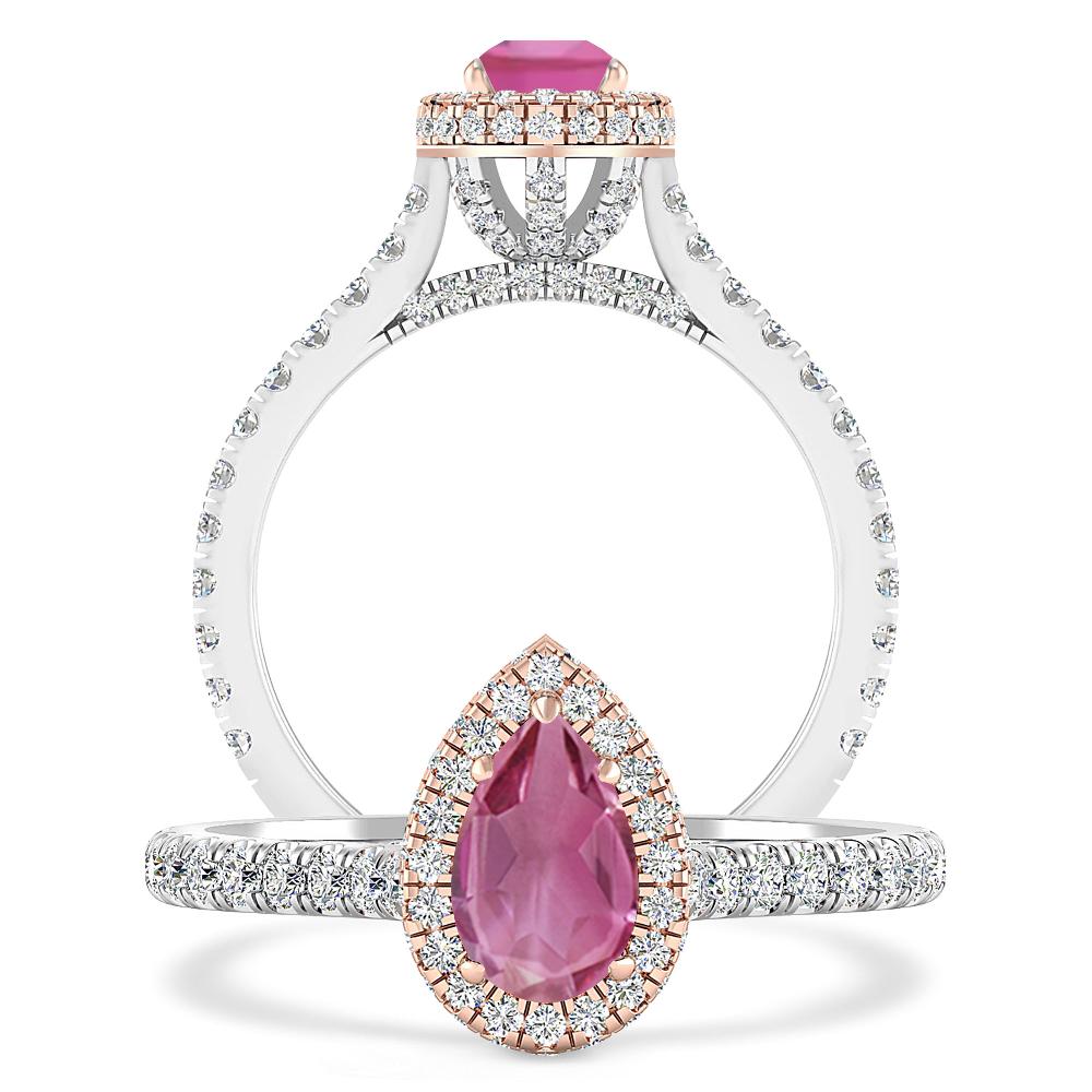 White Gold - Pink Tourmaline