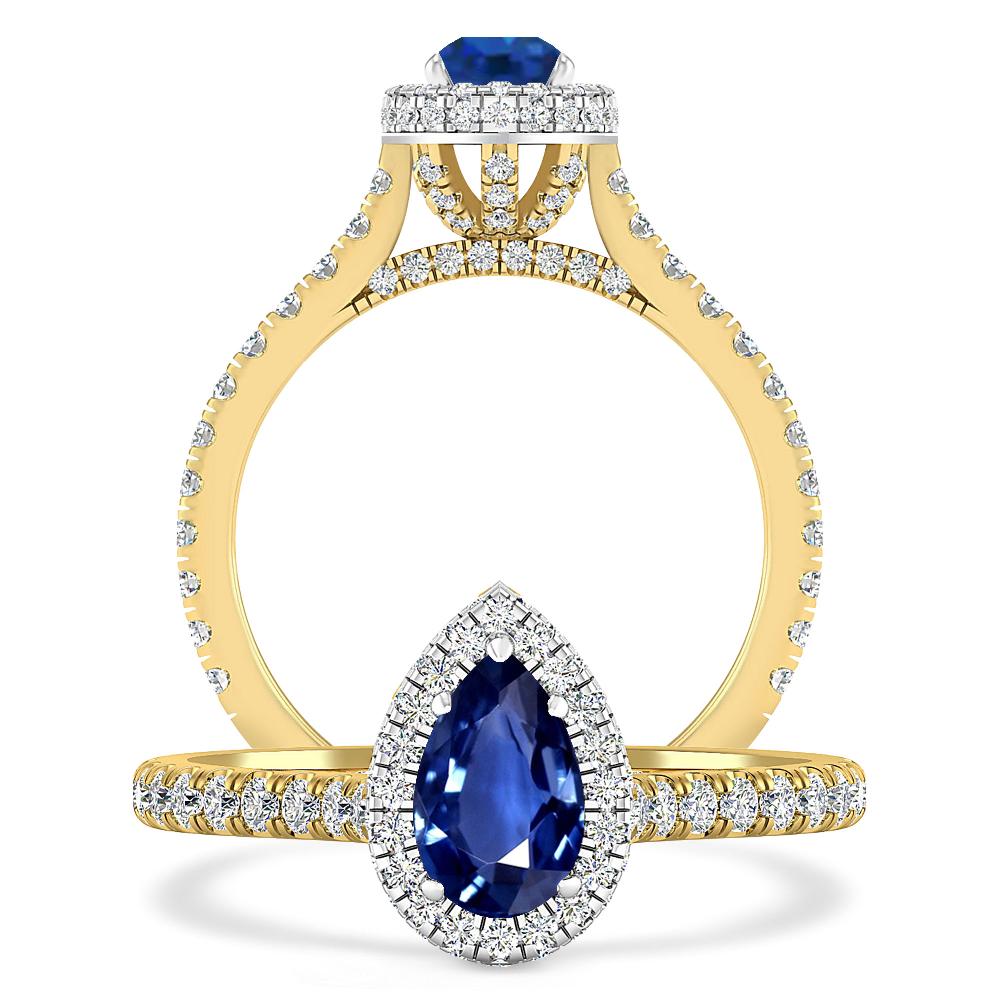 Yellow Gold - Sapphire