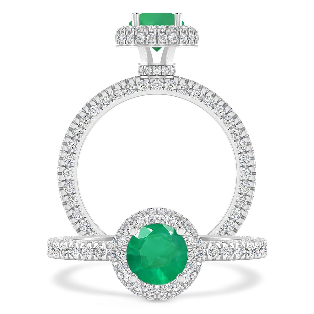 White Gold - Emerald