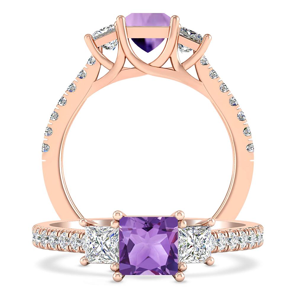 Rose Gold - Amethyst