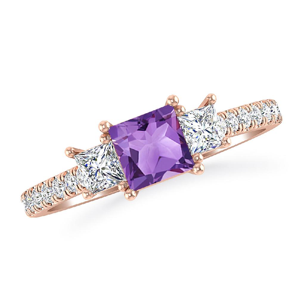 Rose Gold - Amethyst